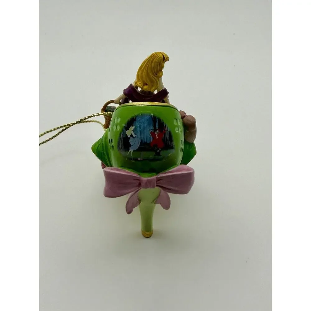 Bradford Exchange Disney Briar Rose Aurora Once Upon A Slipper Shoe Ornament WT